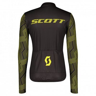 Превью  Велоджерси с длинным рукавом SCOTT RC Team 10 Black/Sulphur Yellow